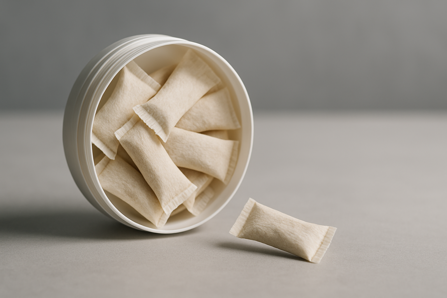 Verschiedene Nikotinbeutel-Dosen für Anfänger mit unterschiedlichen Stärken