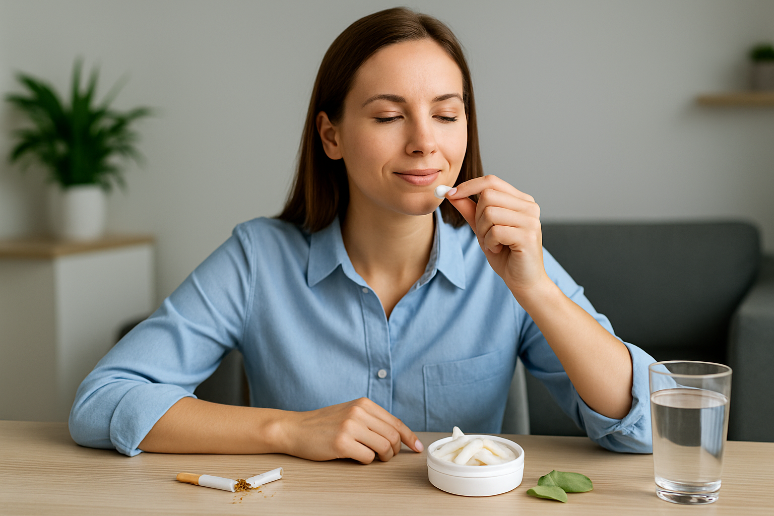 Verschiedene nikotinfreie Pouches und pflanzliche Alternativen zu Nikotinbeuteln