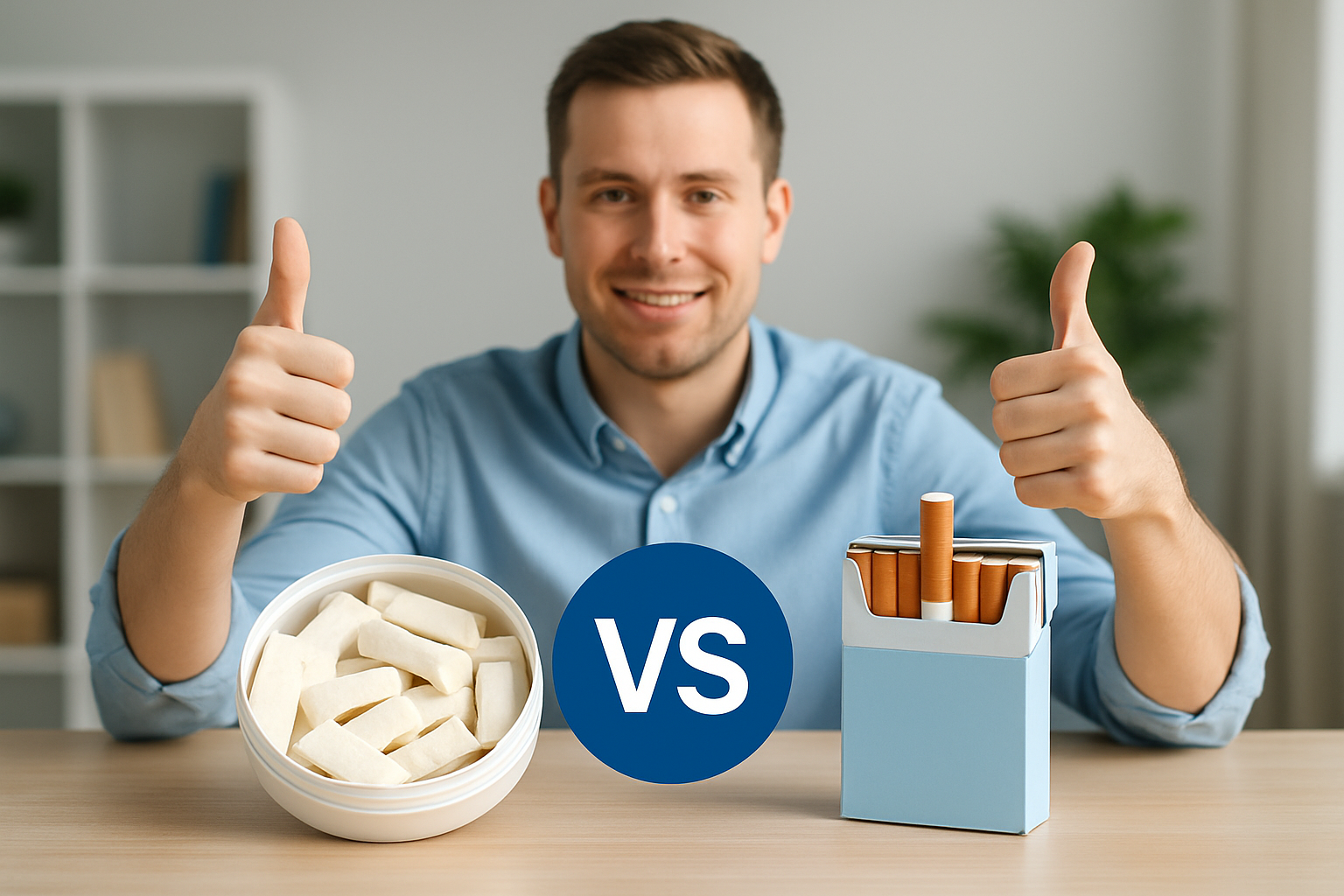 Vergleich zwischen Nikotinbeuteln und Zigaretten mit Gesundheits- und Kostenaspekten