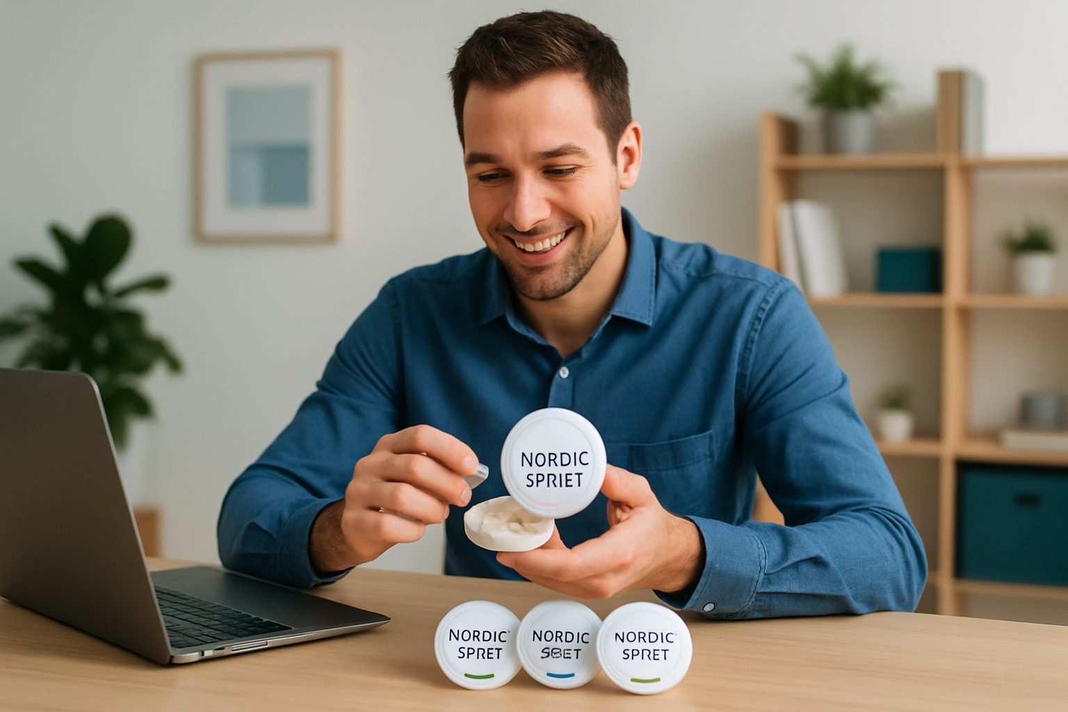 Verschiedene Nordic Spirit Nikotinbeutel Dosen in Premium-Design